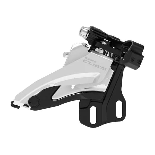 Перемикач передній FD-U4000-E, CUES, 2X9-10, SIDE SWING, FRONT-PULL, E-TYPE, макс. 36/40зуб.