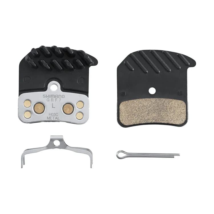 Гальмівні колодки Shimano H03C +радіатор  XT/SAINT/ZEE, метал