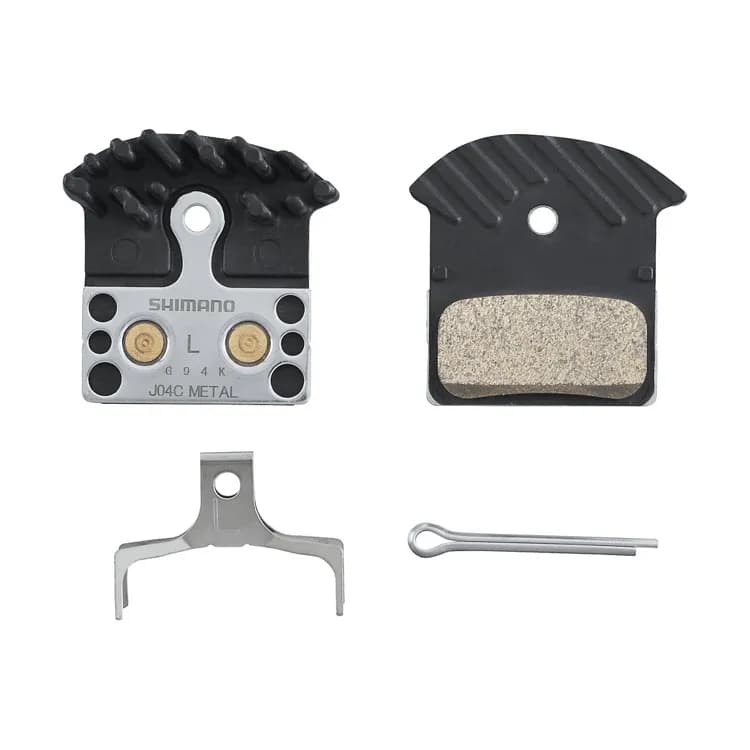 Гальмівні колодки Shimano J04C +радіатор  XTR/XT/SLX/ALFINE/SHIMANO, метал