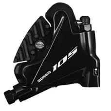 Каліпер гідравл диск гальм Shimano BR-R7070-R, 105, FLAT MOUNT задній без адаптеру, колодка L03A RESIN PAD(W/FIN)