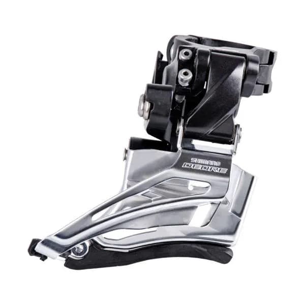 Перемикач передній Shimano FD-M6025-H, DEORE 2X10, HIGH CLAMP, DOWN-SWING, DUAL-PULL, хомут