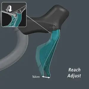 Гальмо гідравл диск для шосе Shimano R9270 DURA-ACE Di2, переднє (ліва ручка, каліпер, гідролінія 1000мм)