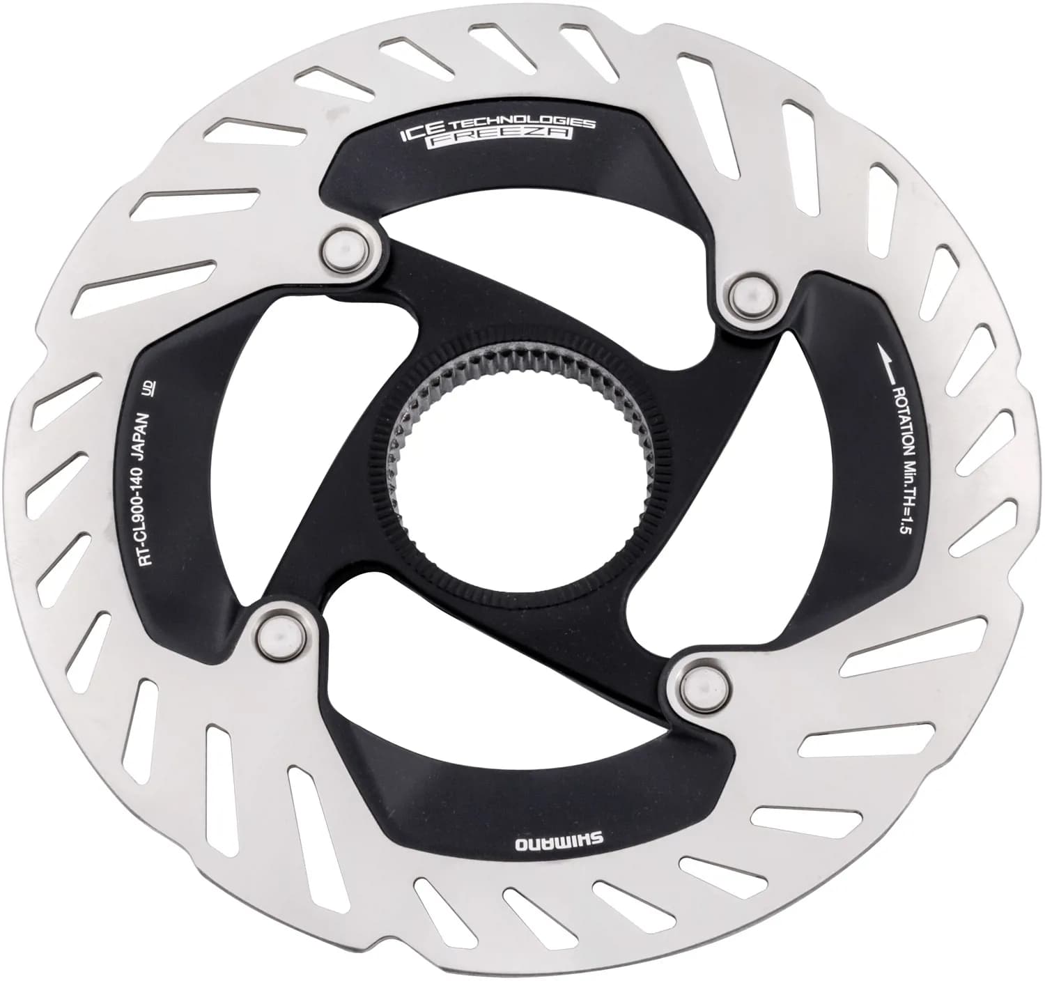 Ротор Shimano RT-CL900-SS-I, 140мм, ICE TECH FREEZA CENTER LOCK