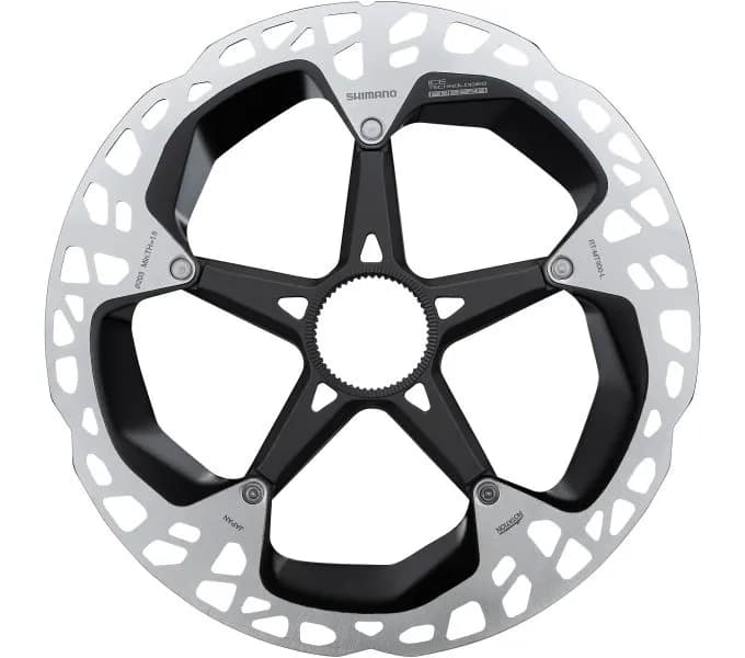 Ротор Shimano RT-MT900-L, 203мм, ICE TECH FREEZA CENTER LOCK, гайка з зовнішніми зачепами