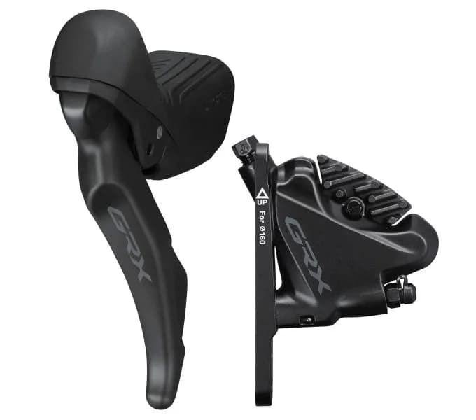 Гальмо гідравл диск Shimano RX610-2 GRX, переднє (ліва гальм.ручка BL-RX610, каліпер BR-RX400, гідроліния 1000мм)