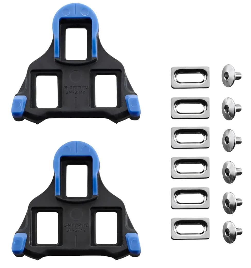 Шипи SM-SH12 SPD-SL шосе, вільний хід 2 град, сині 