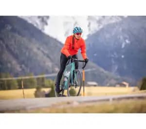 Велокуртка мембранна жіноча Pearl Izumi QUEST AMFIB, неоново-червона, розм. M