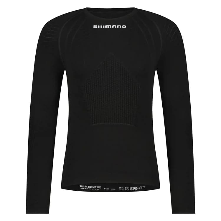 Термобілизна-базовий шар Shimano VERTEX long sleeves, чорна, розм. S-M