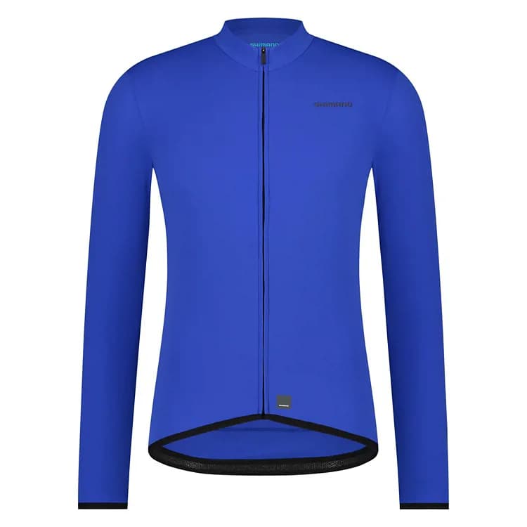 Велоджерсі Shimano Apice long sleeves утеплене, блакитне, розм. S