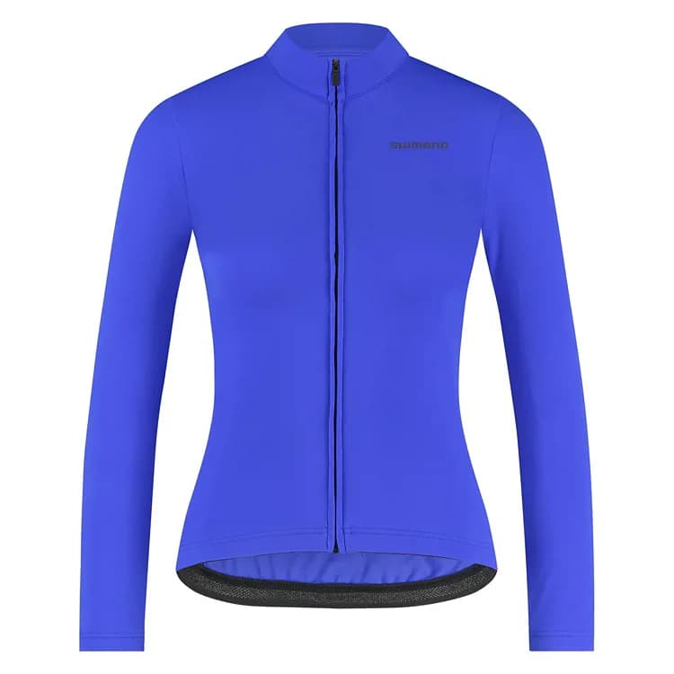 Велоджерсі жіноче Shimano Apice long sleeves утеплене, блакитне, розм. XXS