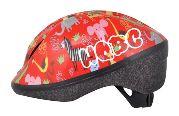 Шолом HQBC FUNQ Animals, дитячий, червоний, розм. 48-54