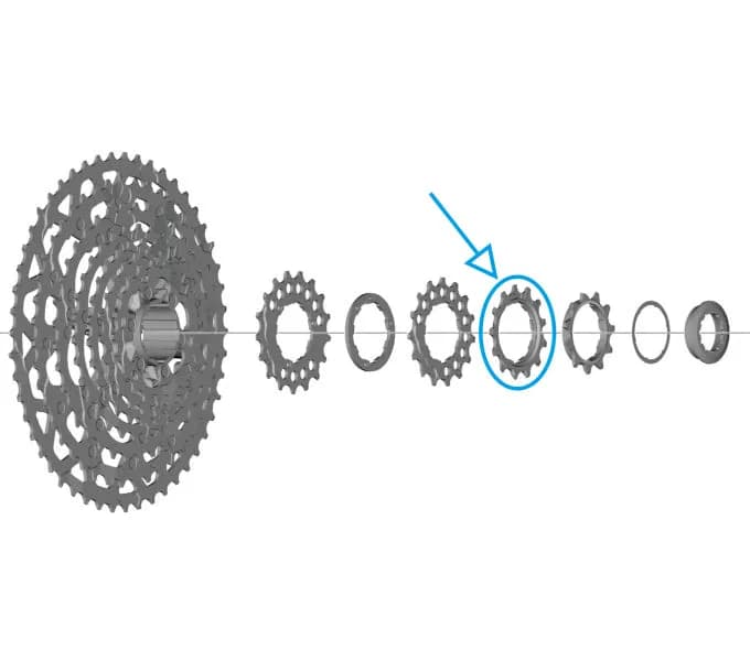 Зірка касети CS-LG700, 13зуб.