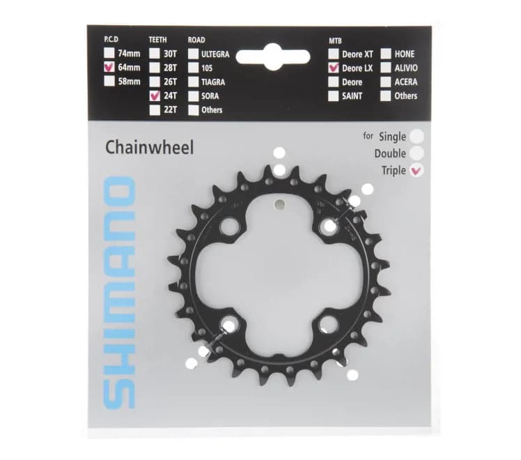 Зірка шатунів Shimano FC-M660-10, 24зуб. АЕ
