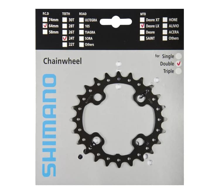 Зірка шатунів FC-M675 SLX, 24зуб. АM