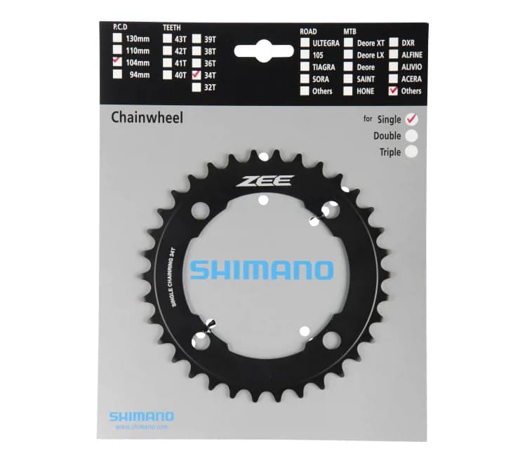 Зірка шатунів FC-M640 ZEE, 34зуб.