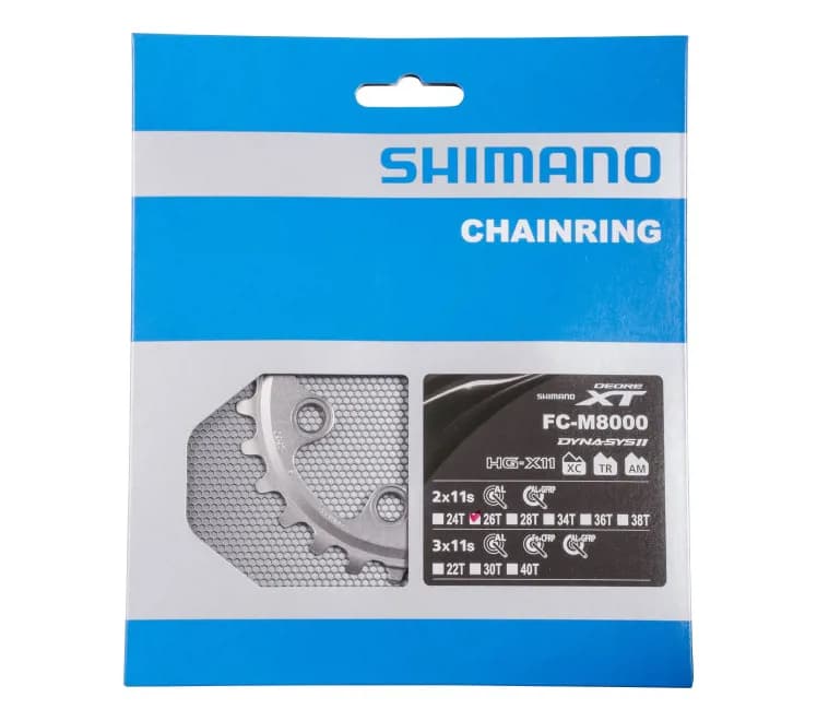 Зірка шатунів Shimano FC-M8000 DEORE XT 26 зуб.-BC для 36-26T