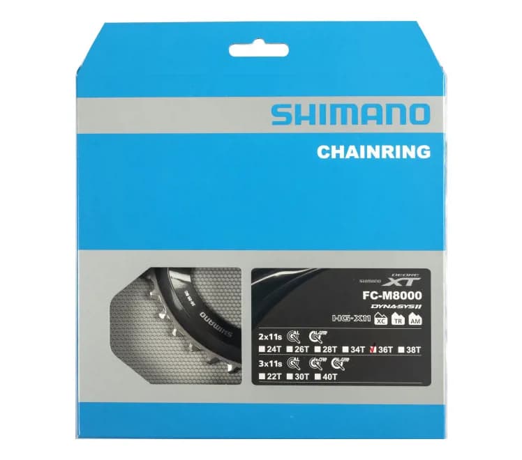 Зірка шатунів Shimano FC-M8000 DEORE XT 36 зуб.-BC для 36-26T