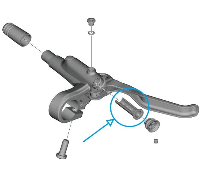 Діафрагма гальмівної ручки Shimano BL-MT200