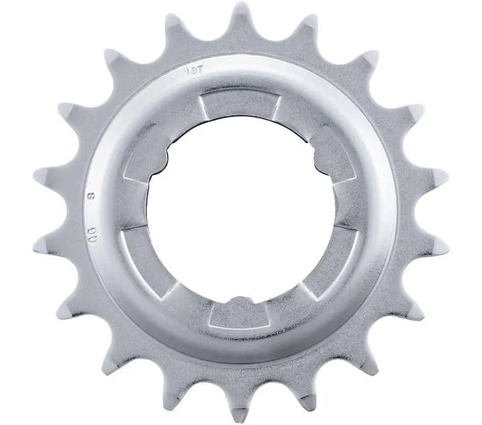 Зірка для втулки Shimano Nexus 18 зуб.срібний