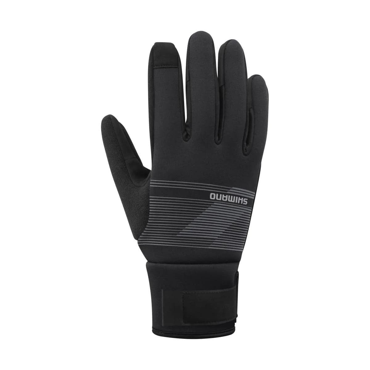 Рукавички Shimano WINDBREAK THERMAL, чорно/сірі, розм. L