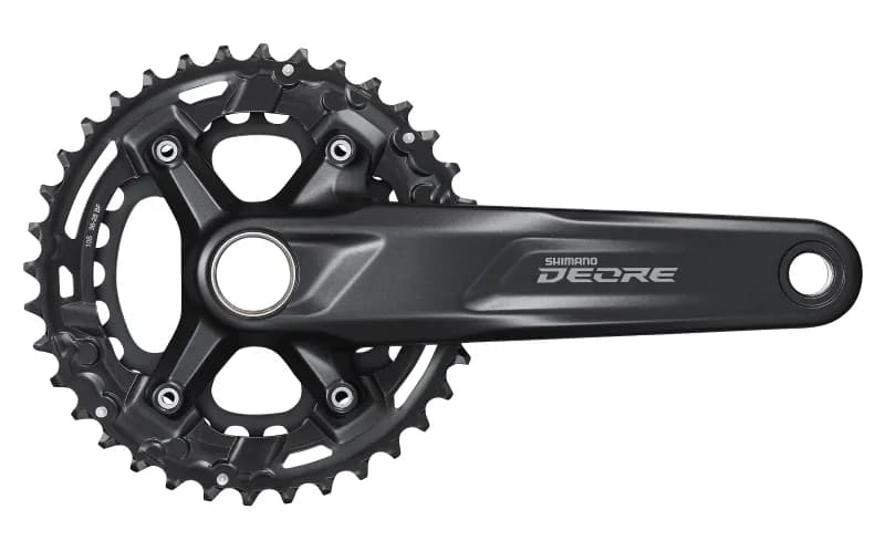 Шатуни Shimano FC-M4100-2 DEORE, інтегрована вісь, 175мм 36x26 10-шв. CL-48.8мм без каретки