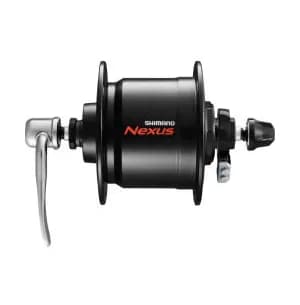 Динамо-втулка Shimano DH-C3000-3N-QR, NEXUS, 6V 3.0W, 32H OLD:100MM, QR ексцентр, W/SM-DH10, чорн