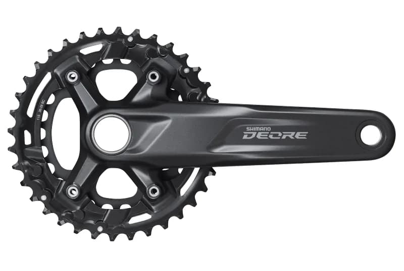 Шатуни Shimano FC-M5100-2 DEORE, інтегрована вісь, 175мм 36x26 11-шв. CL-48.8мм без каретки