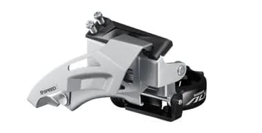 Перемикач передній Shimano FD-M2020 ALTUS 2X9, TOP-SWING, 34,9/31,8/28,6мм адапт, універс.тяга, для 36зуб