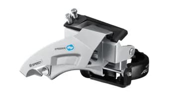 Перемикач передній Shimano FD-M315 ALTUS 2X8/7, TOP-SWING, 34,9/31,8/28,6мм адапт, універс.тяга, для 36зуб