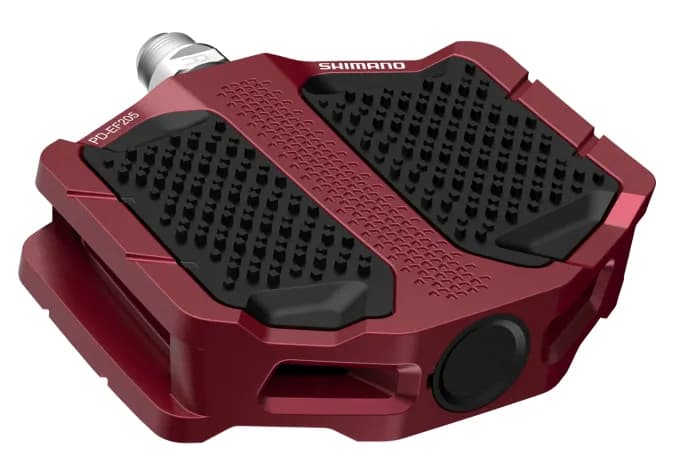 Педалі Shimano PD-EF205-R, червоні