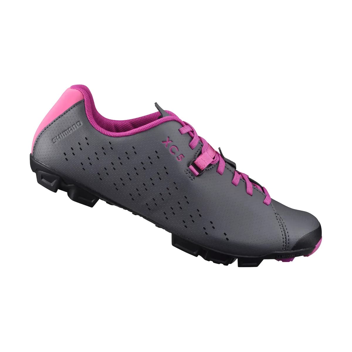 Веловзуття жіноче SHIMANO XC500WG пурпуров-сір, розм. EU37