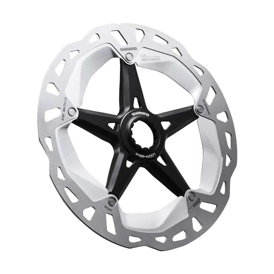 Ротор Shimano RT-MT800-M-E, 180мм, ICE TECH FREEZA CENTER LOCK, гайка з зовнішніми зачепами