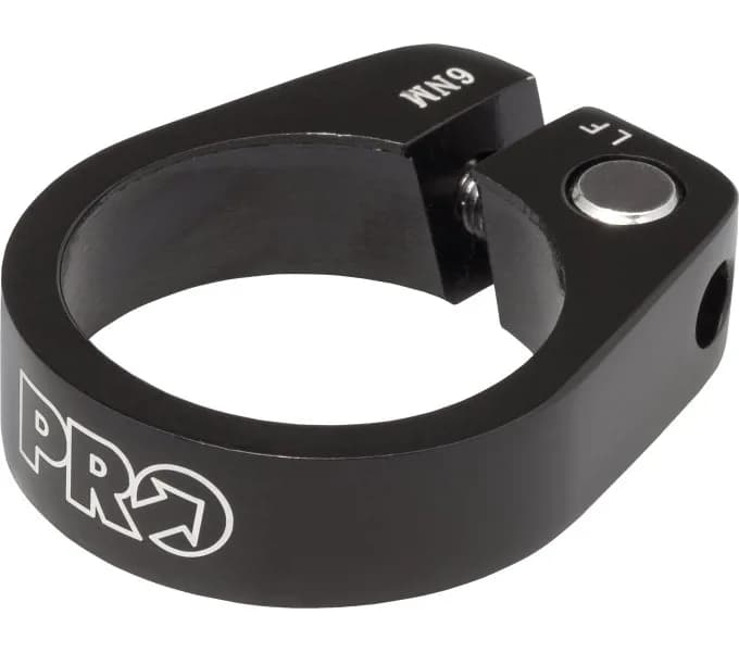 Зажим підседельного штиря PRO 28.6 mm, чорний