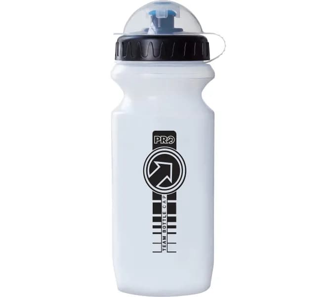 Фляга PRO TEAM 600ml, прозора з ковпачком
