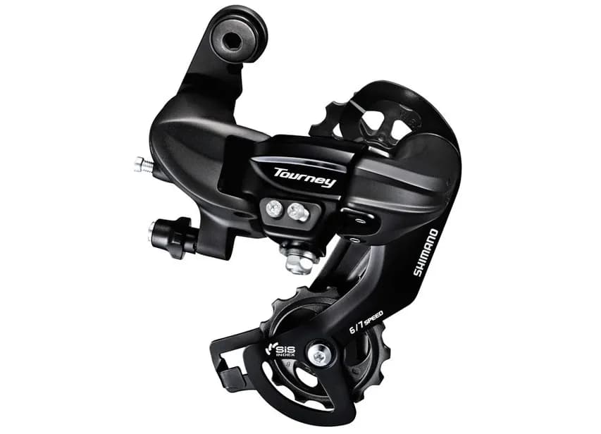 Перемикач задн. 7 індекс max-34T під болт SHIMANO TY-300 чорний середня лапка