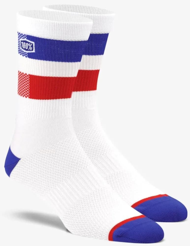Шкарпетки 100% FLOW Socks [White], S/M