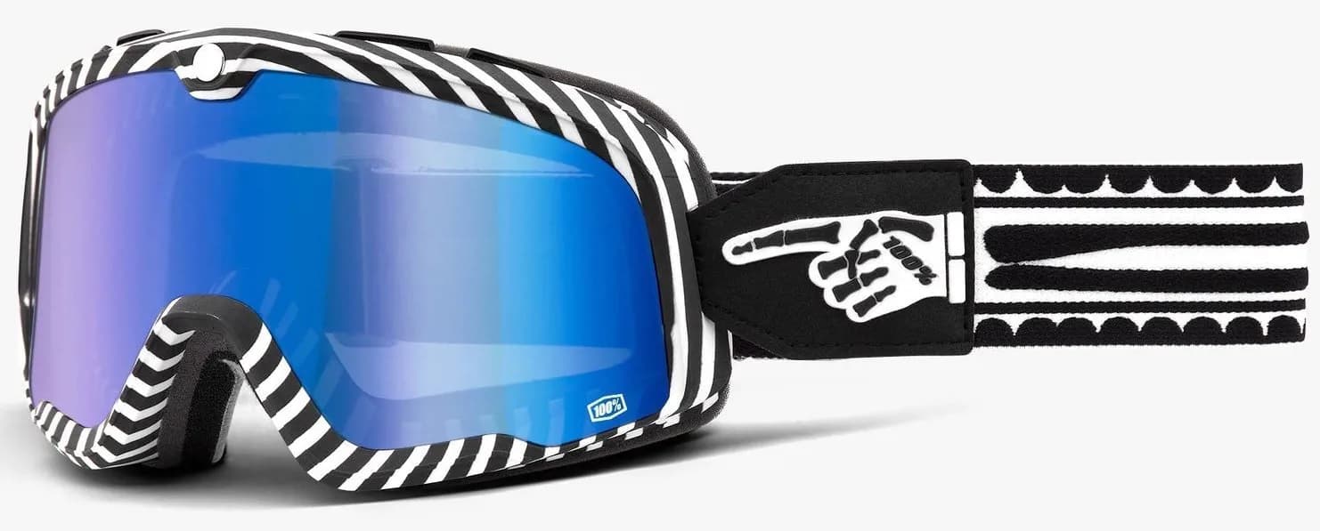 Окуляри 100% BARSTOW Goggle [Death Spray], Mirror Blue Lens