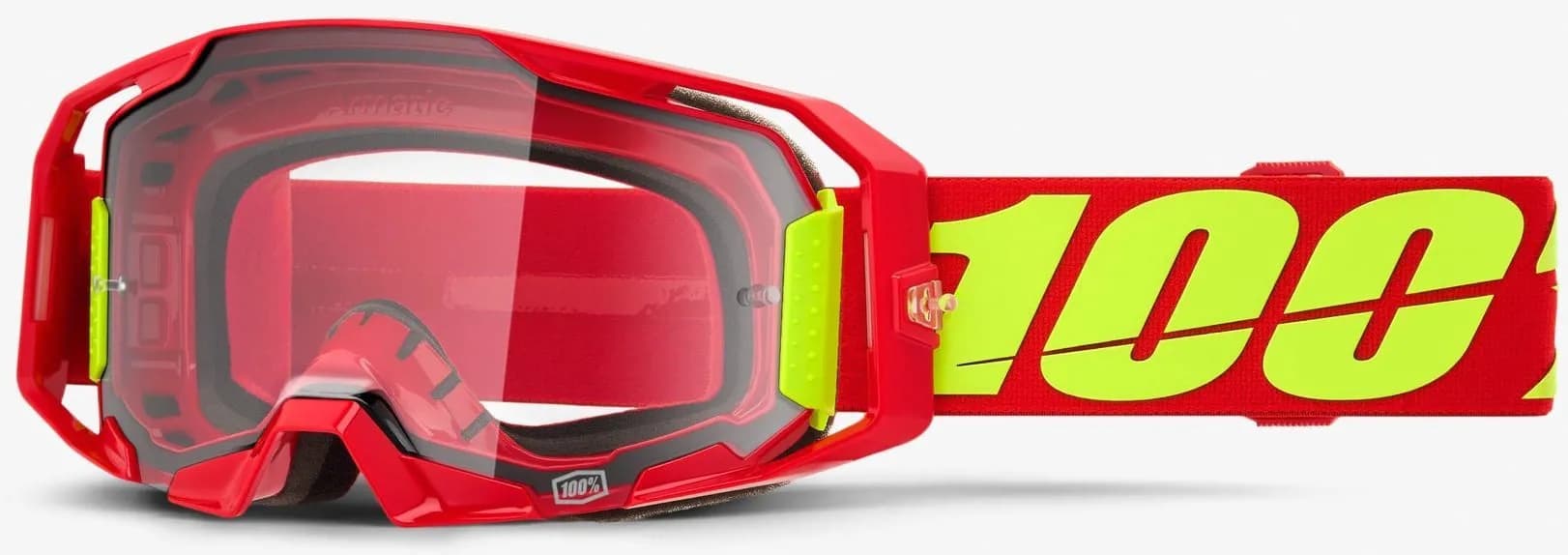 Окуляри 100% ARMATIC Goggle [Red], Clear Lens
