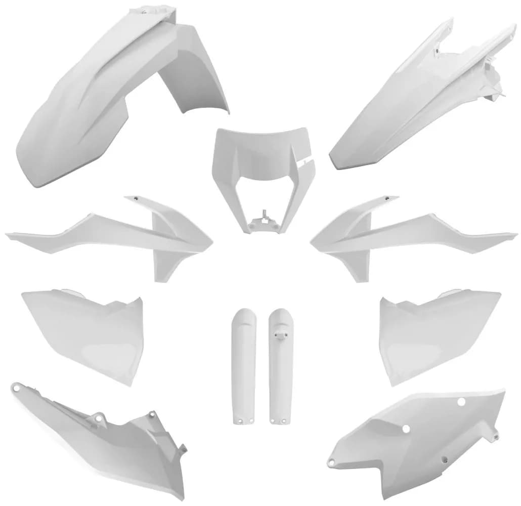 Пластик Polisport ENDURO kit - KTM (17-) [White], KTM