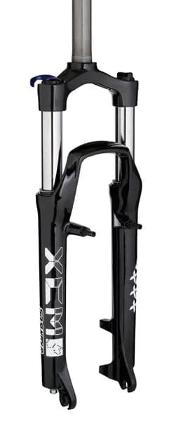 Вилка SUNTOUR XCM HLO 100мм 26"/28,6/A-H пруж. Disk/V-brake, блокування, чорний
