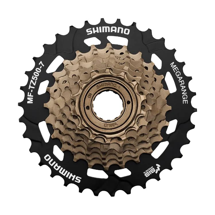 Зірки задні з тріскачкою Shimano MF-TZ500-7, 14-28, 7-зір. OEM