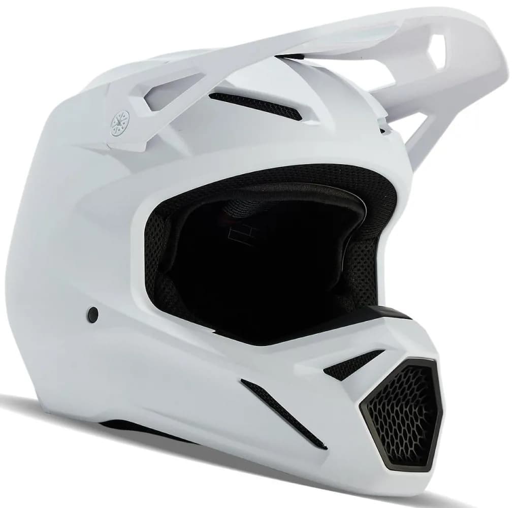 Шолом FOX V1 HELMET - SOLID MATTE [White], XXL