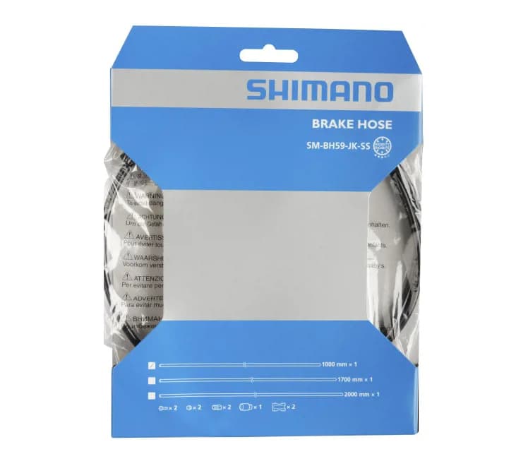 Гідролінія Shimano SM-BH59 для диск гальм, 1700мм з комплектом з'єднання, чорн