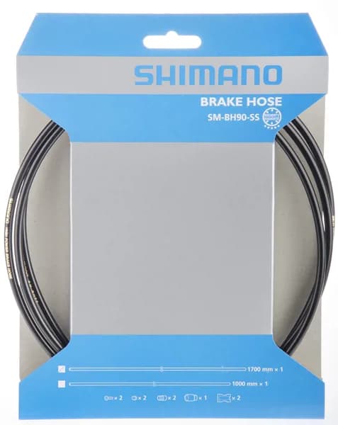 Гідролінія Shimano SM-BH90-SS для диск гальм, 1700мм, чорн