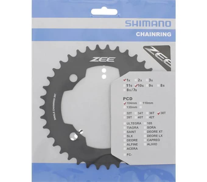 Зірка шатунів Shimano FC-M640 ZEE, 38зуб.
