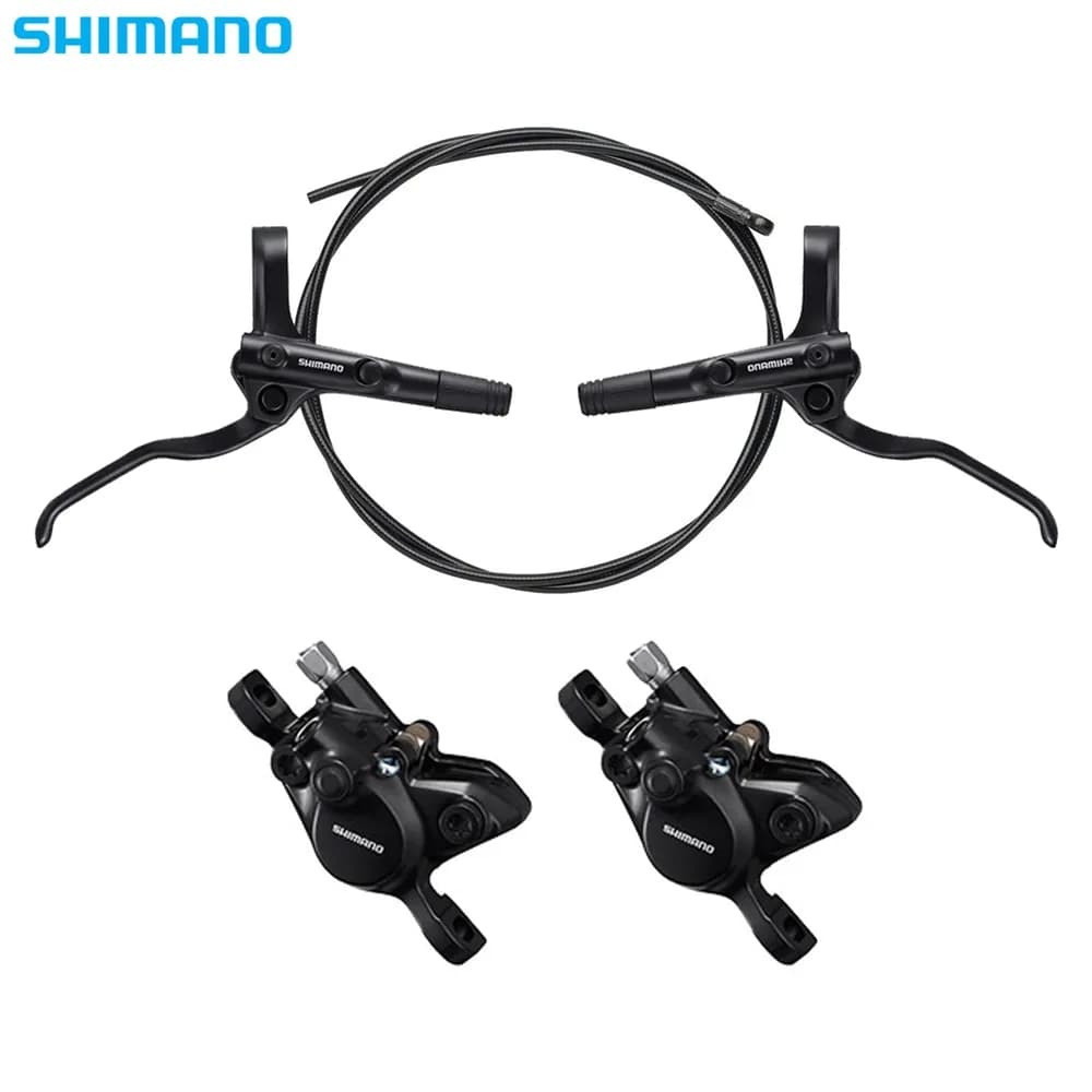 Дисковые гидравлические тормоза Shimano BR-MT200 передние 800/задние 1400мм OEM