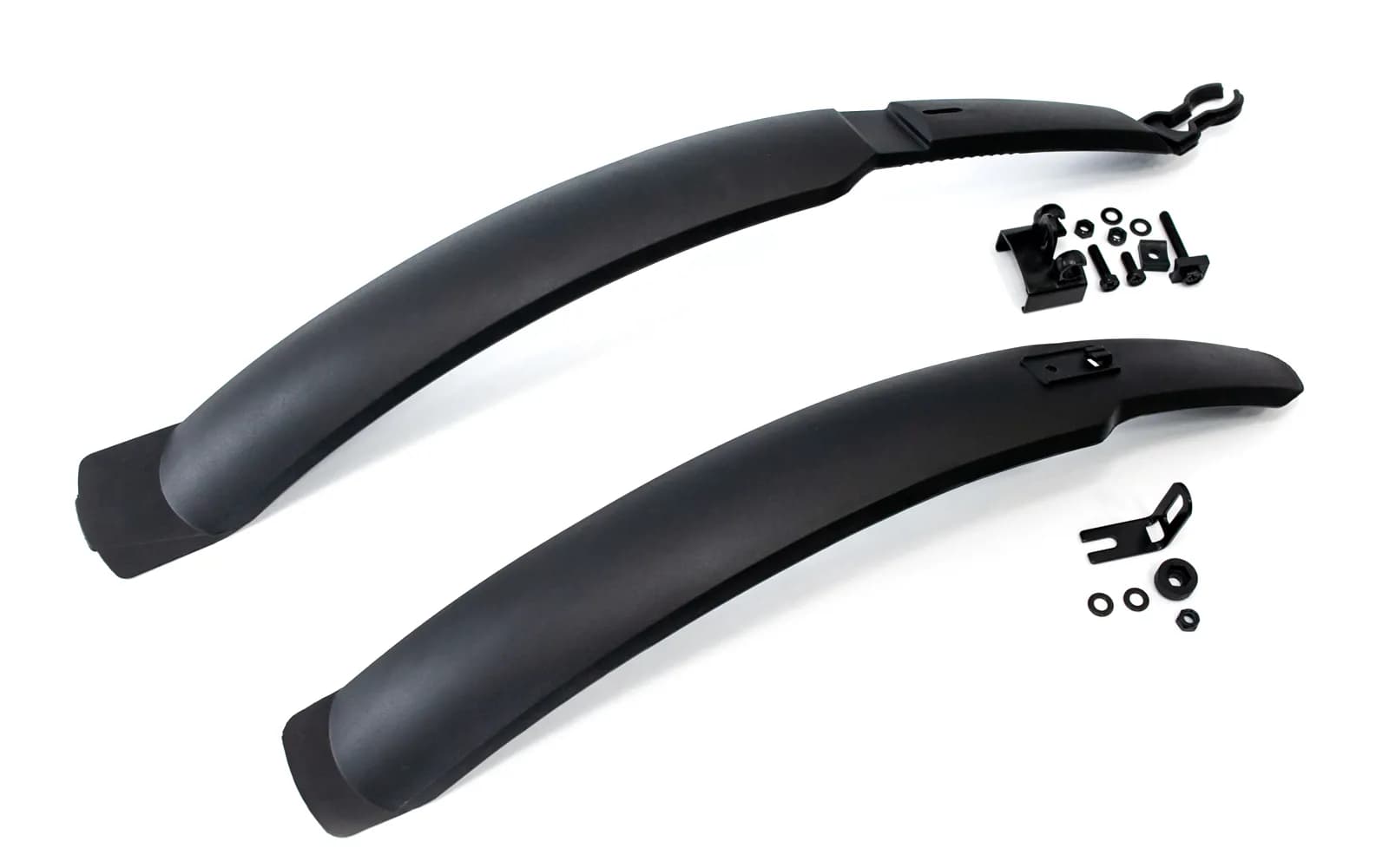 Крила 24-28" пластик швидкознімн. Formula FL-611 чорний без стійки на перемичку вилки та підсідельний штир