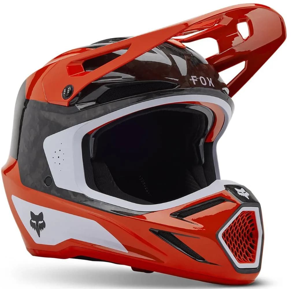 Шолом FOX V3 RS HELMET - INFINITE [Flo Red], XL