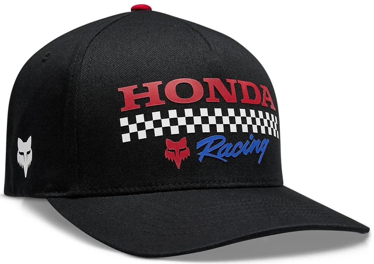 Кепка FOX HONDA FlexFit® Hat  [Black], S/M