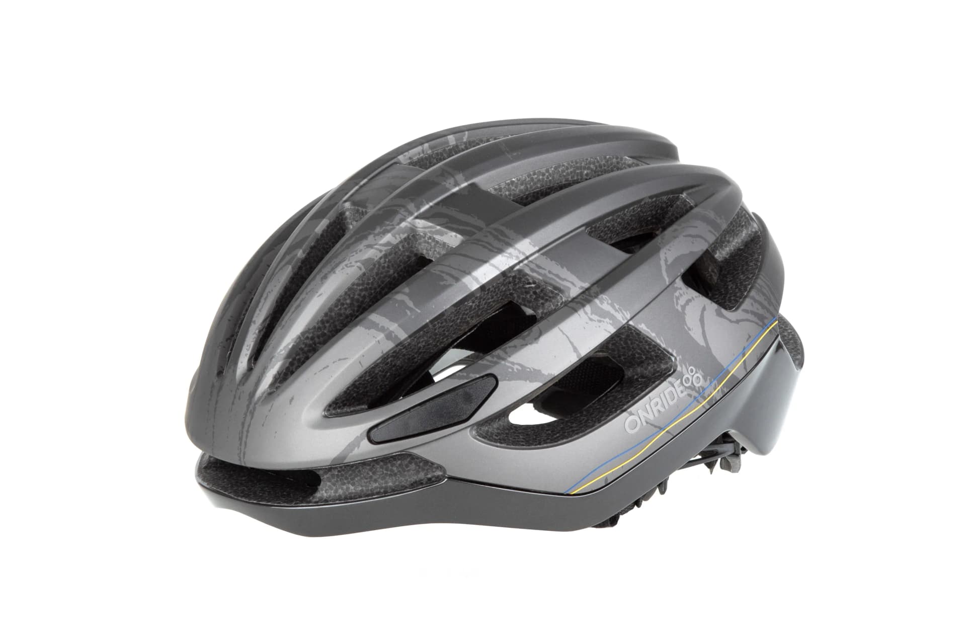 Шолом ONRIDE Focus чорний / сірий L (58-61 см) Cool Max подушечки